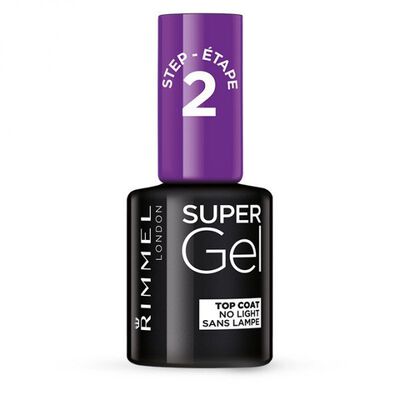 Esmalte de u&ntilde;as Rimmel top coat Super Gel 2&ordf; fase