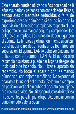 Insecticida eléctrico Lanta aparato+recambio mosquitos
