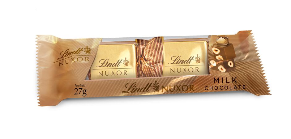 Bombones de chocolate con leche Nuxor Lindt 27g