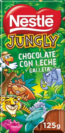 Chocolate con leche Nestlé 125g jungly