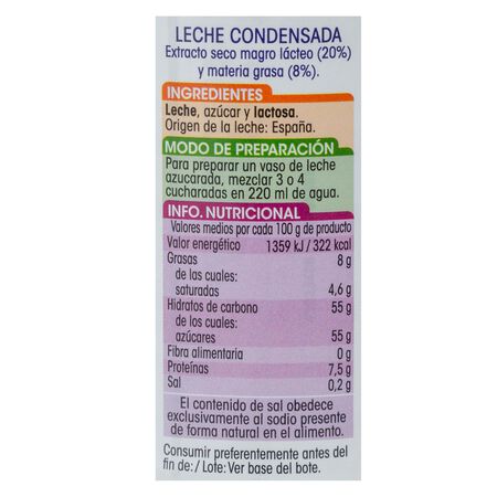 Leche condensada Alipende bote 370g