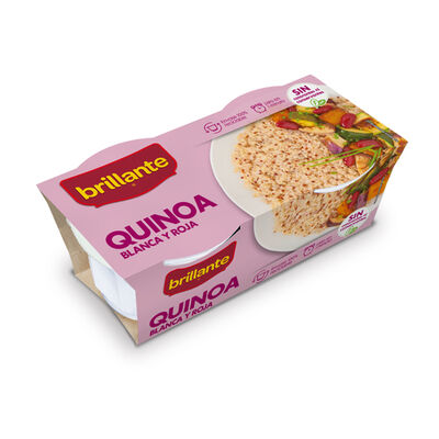 Quinoa Brillante pack 2 blanca-roja