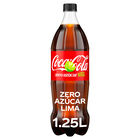 Refresco Zero Coca-Cola 1,25l lima
