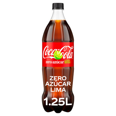 Refresco Zero Coca-Cola 1,25l lima