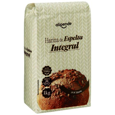 Harina espelta integral alto contenido de fibra Alipende 1kg