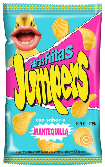 Patatas fritas con sabor a mantequilla Jumpers 110g
