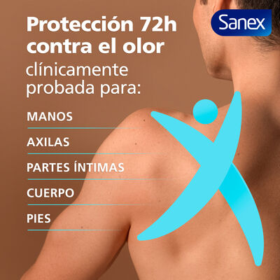 Desodorante crema corporal total freshness Sanex 75 ml