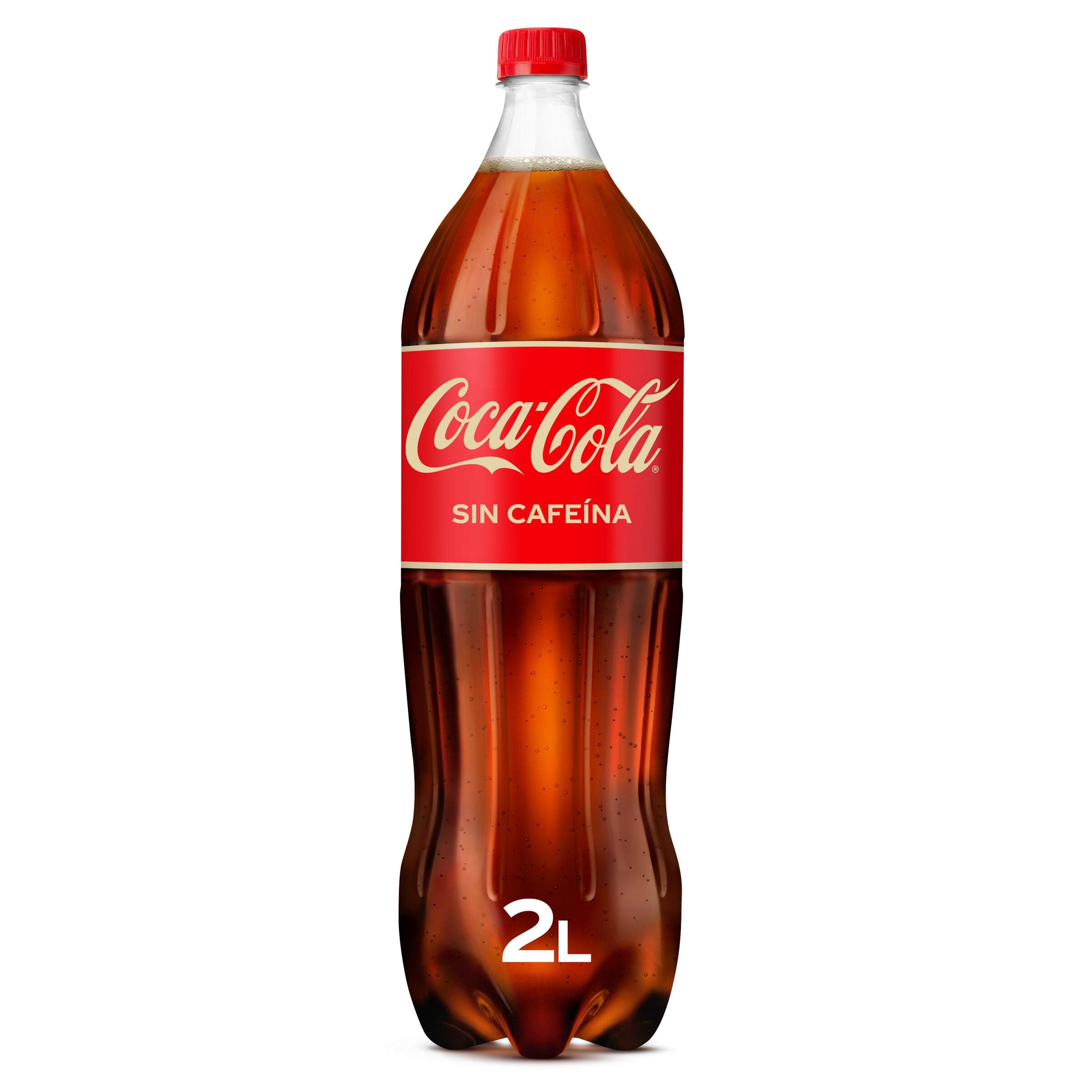 Refresco sin cafeína Coca-Cola botella 2l