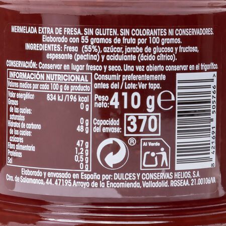 Mermelada extra Alipende 410g fresa