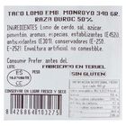 Taco de lomo embuchado raza duroc Monroyo pieza 340g aprox