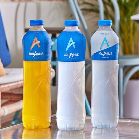 Bebida isotónica Aquarius botella 1,5l naranja