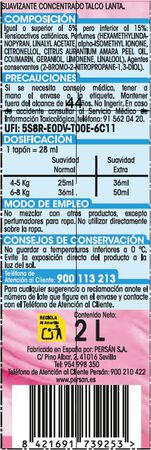 Suavizante Concentrado Lanta 80 Lavados Talco