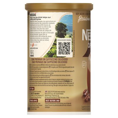 Caf&eacute; soluble natural Nescaf&eacute; Gold Cappuccino bote 250g