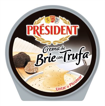 Queso crema brie trufa Président 105g