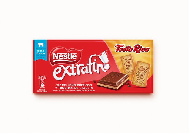 Chocolate con leche, galleta tosta rica Nestlé 120g