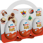 Huevos de chocolate con sorpresa kinder Joy 3 unidades