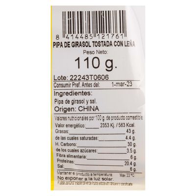 Pipa larga tostada Manzanares 110g