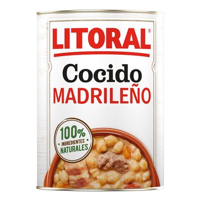 Cocido madrileño Litoral 425g con embutido selecto