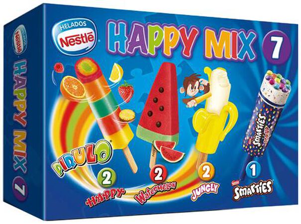 Helado Happy Mix Nestlé 7 uds