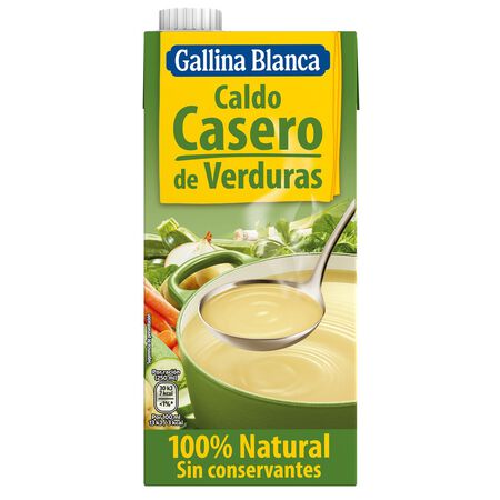 Caldo casero Gallina Blanca 1l verduras 100% natural