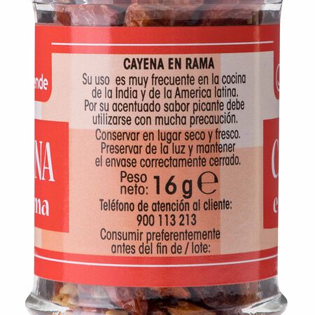 Cayena Alipende 16g en rama
