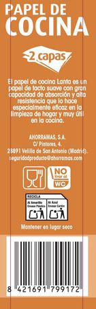 Papel de cocina Lanta pack-4
