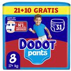 Pa&ntilde;al pants dodot 21+10 uds talla 8