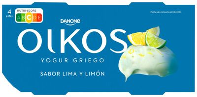 Yogur estilo griego Oikos pack 4 lima lim&oacute;n
