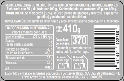 Mermelada extra Alipende 410g melocot&oacute;n