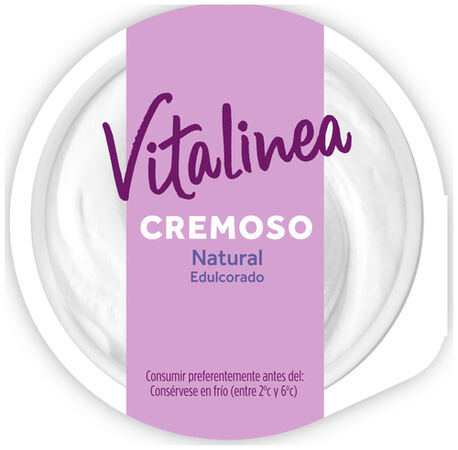 Yogur desnatado Vitalinea cremoso pack 4 edulcorado