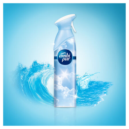 Ambientador spray Ambipur 185 ml Oceano Brisa Mar