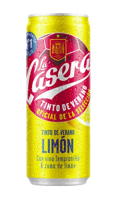 Tinto de verano La Casera 33cl lata lim&oacute;n