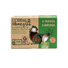 Huevos camperos tama&ntilde;o M-L Corral Monegros 6 unidades