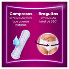 Compresa Ausonia Discreet 12 unidades Extra Protecci&oacute;n Completa