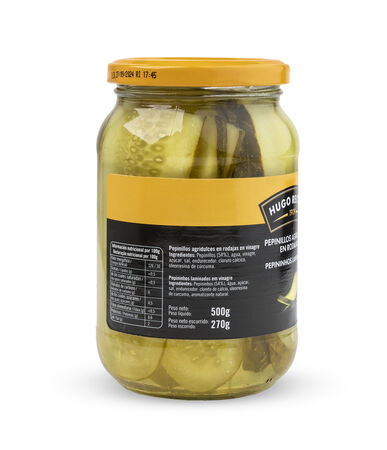 Pepinillos laminados Hugo Reitzel 270g