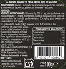 Comida h&uacute;meda gato Meque tarrina rico en vacuno 100g