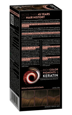 Tinte permanente Syoss nº4.8 castaño chocolate