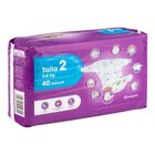Pa&ntilde;al Bodyplus 40 unidades Talla 2