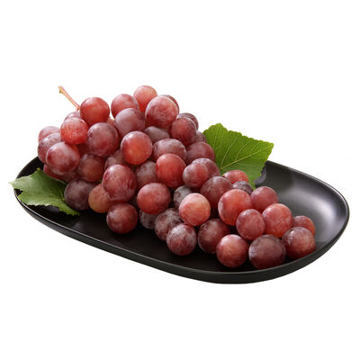 Uva roja con semillas