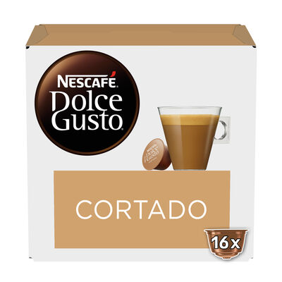 Caf&eacute; cortado macchiato nescaf&eacute; Dolce Gusto 16 c&aacute;psulas