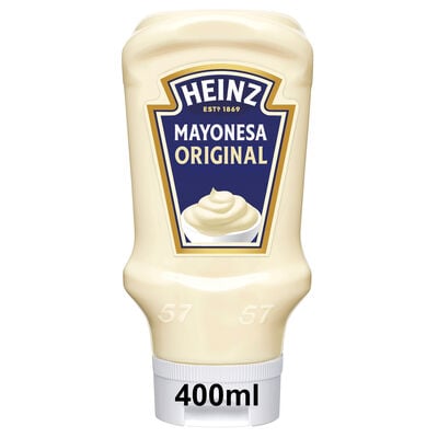 Mayonesa bocabajo Heinz 400ml