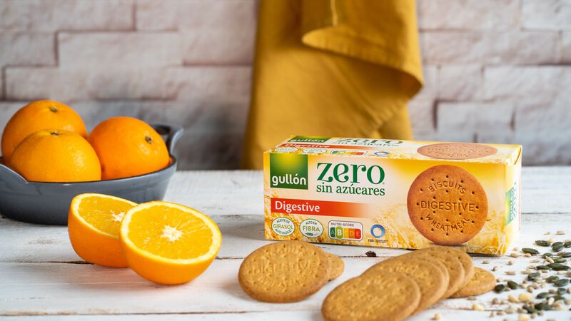 Galleta sin azúcar añadido zero Gullón 400g digestive