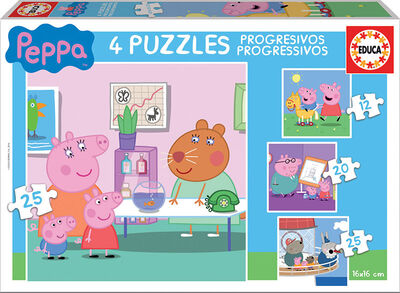 Puzzle progresivo Peppa Pig Educa Borras
