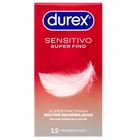 Preservativos Durex 12 uds sensitivo contacto total super finos