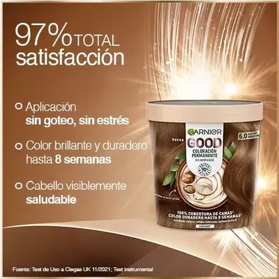 Tinte Pelo Good Garnier Casta&ntilde;o N&ordm; 6.0