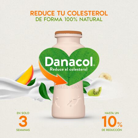 Bebida láctea Danacol colesterol pack 6 tropical