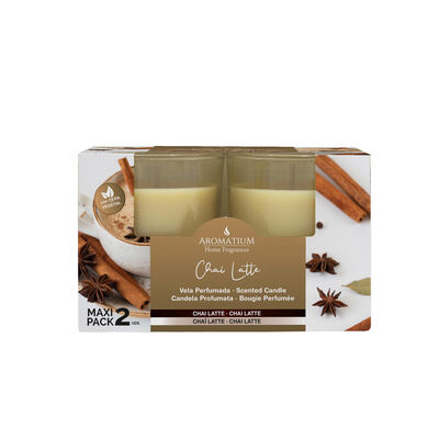 Vela perfumada aromatium chai latte 2 unidades