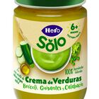 Alimento infantil crema verduras br&oacute;coli guisantes y calabac&iacute;n m&aacute;s de seis meses Hero 190g
