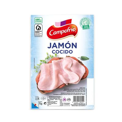 Jamón cocido Campofrío 75gr