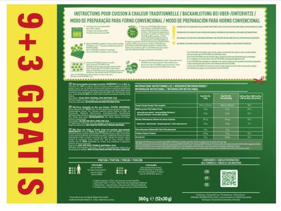 PICCOLINIS BUITONI 9+3U gratis 360G Queso y Jam&oacute;n